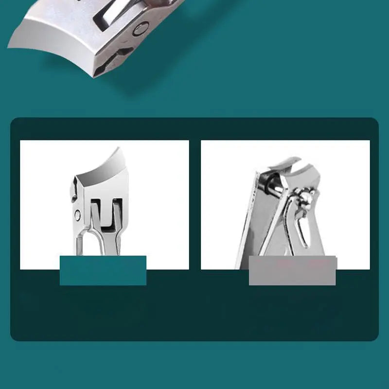 Nail Clipper | Extra-Wide Opening & Splash Guard | For Thick Nails