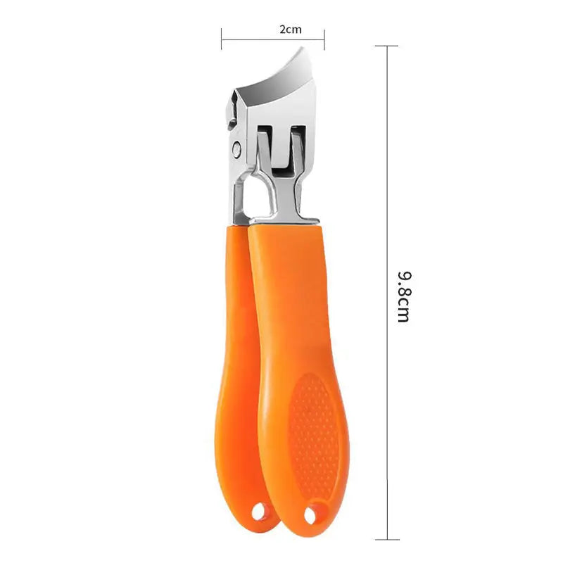Nail Clipper | Extra-Wide Opening & Splash Guard | For Thick Nails