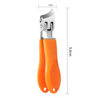 Nail Clipper | Extra-Wide Opening & Splash Guard | For Thick Nails