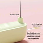Needle Threader & Seam Ripper | 2-in-1 Compact & Safety Ball Tip