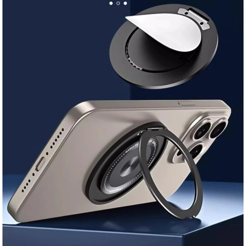 Phone Grip Stand | 360° Adjustable & Wireless Charging-Compatible