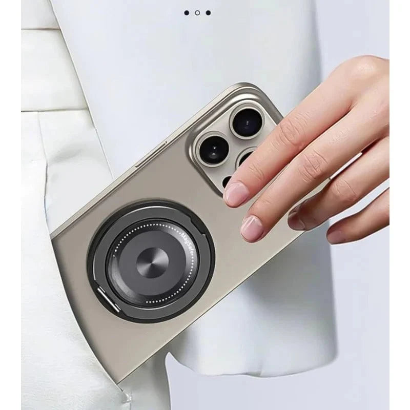 Phone Grip Stand | 360° Adjustable & Wireless Charging-Compatible