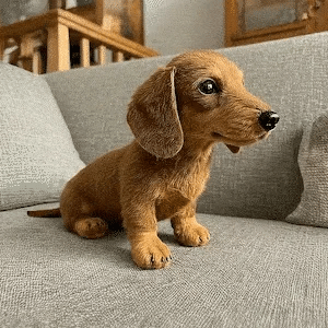 Plush Dog Toy | Touch-Responsive & Moving Eyes | Wagging Tail