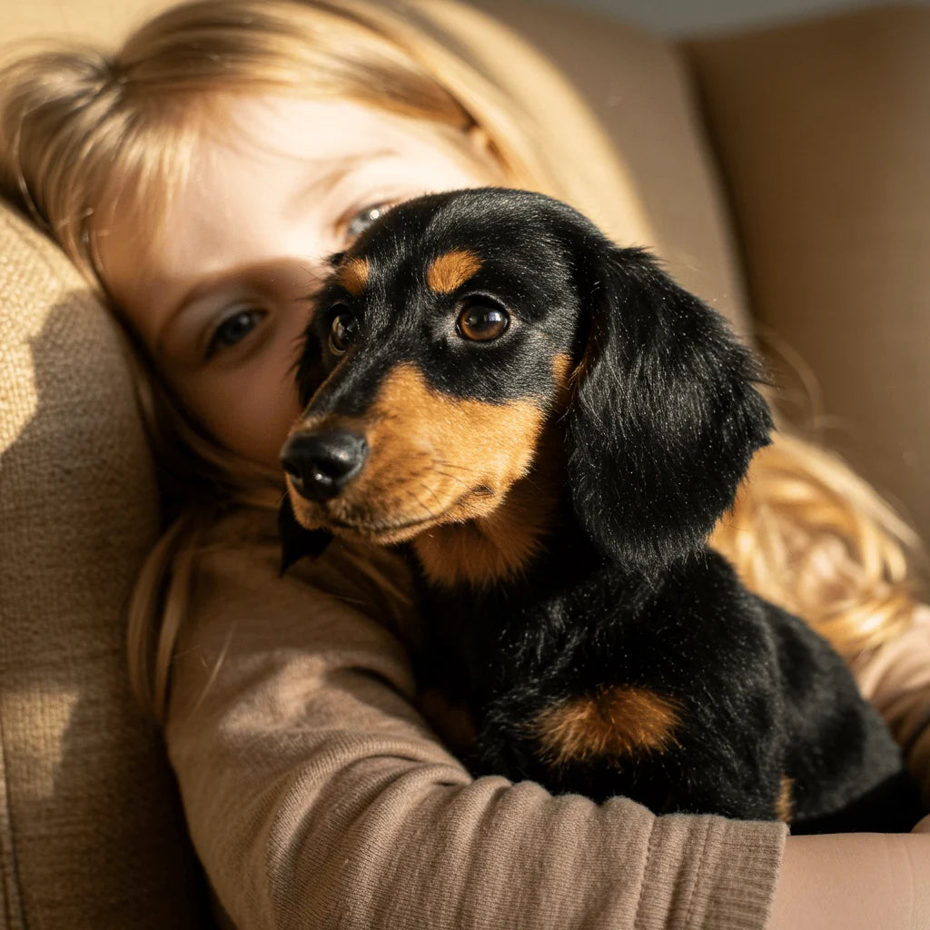 Plush Dog Toy | Touch-Responsive & Moving Eyes | Wagging Tail