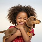 Plush Dog Toy | Touch-Responsive & Moving Eyes | Wagging Tail