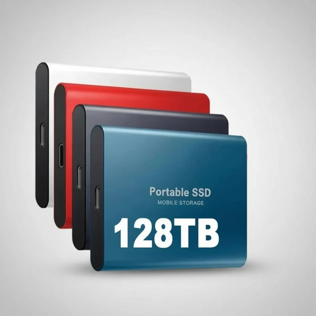 Portable SSD | High-Speed USB & Aluminum Casing | 128TB