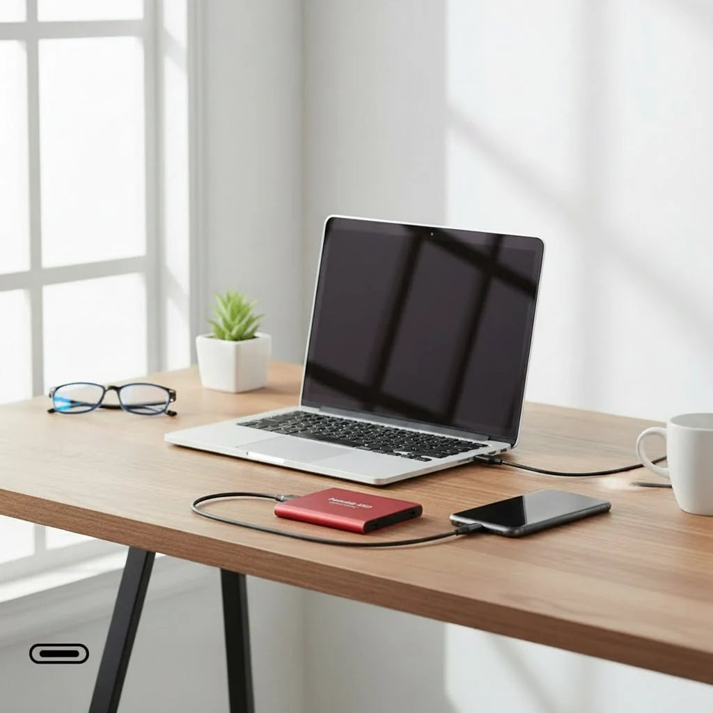 Portable SSD | High-Speed USB & Aluminum Casing | 128TB