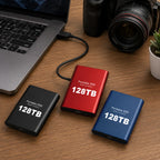 Portable SSD | High-Speed USB & Aluminum Casing | 128TB