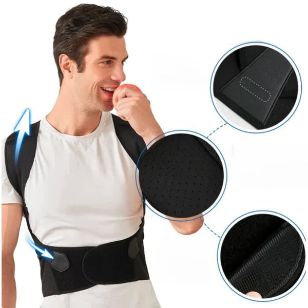 Posture Corrector | Adjustable Neck & Back Support | Universal Fit