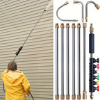 Pressure Washer Wand Set | Telescoping 4000 PSI | 7-Piece