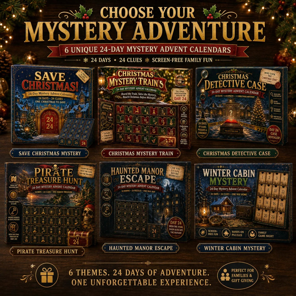 Puzzle Advent Calendar | Interactive Mystery Story & Screen-Free Puzzles | 24 Days