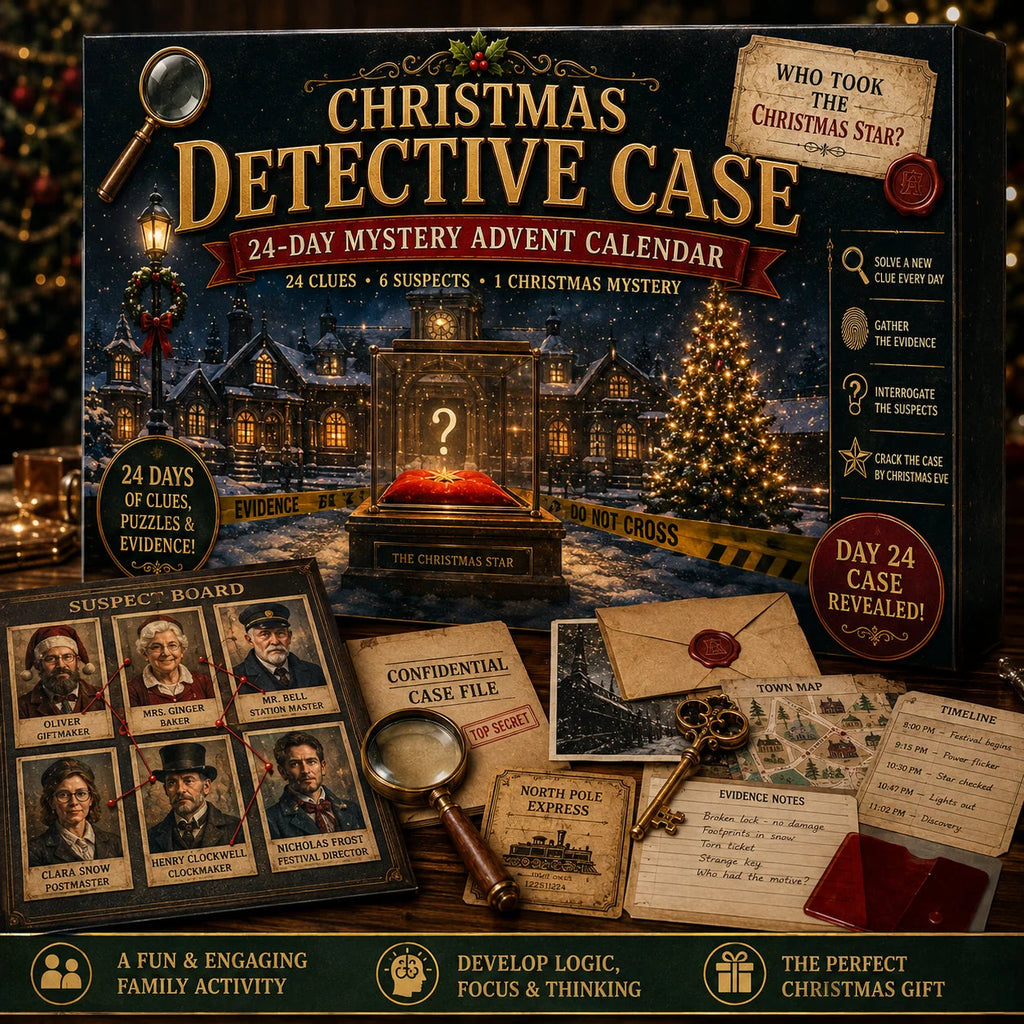 Puzzle Advent Calendar | Interactive Mystery Story & Screen-Free Puzzles | 24 Days