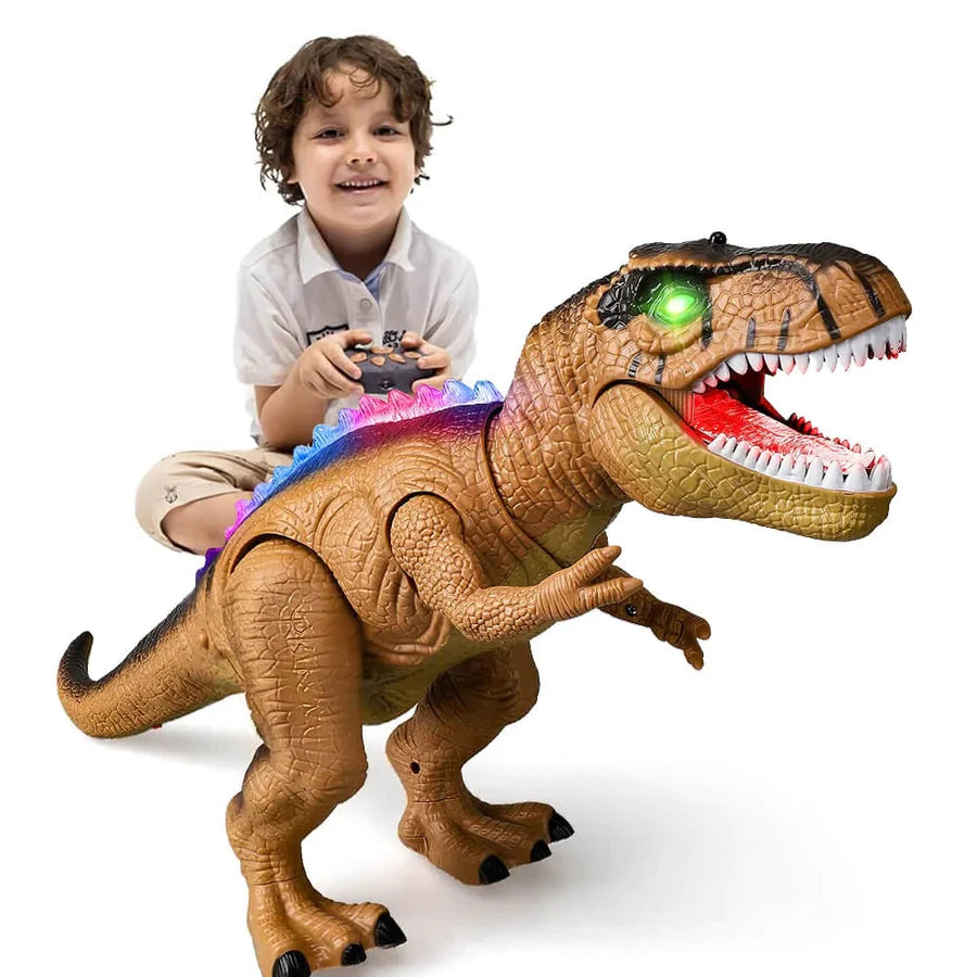 Remote Control Dinosaur | Walking, Roaring & LED Lights