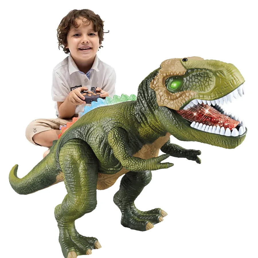Remote Control Dinosaur | Walking, Roaring & LED Lights
