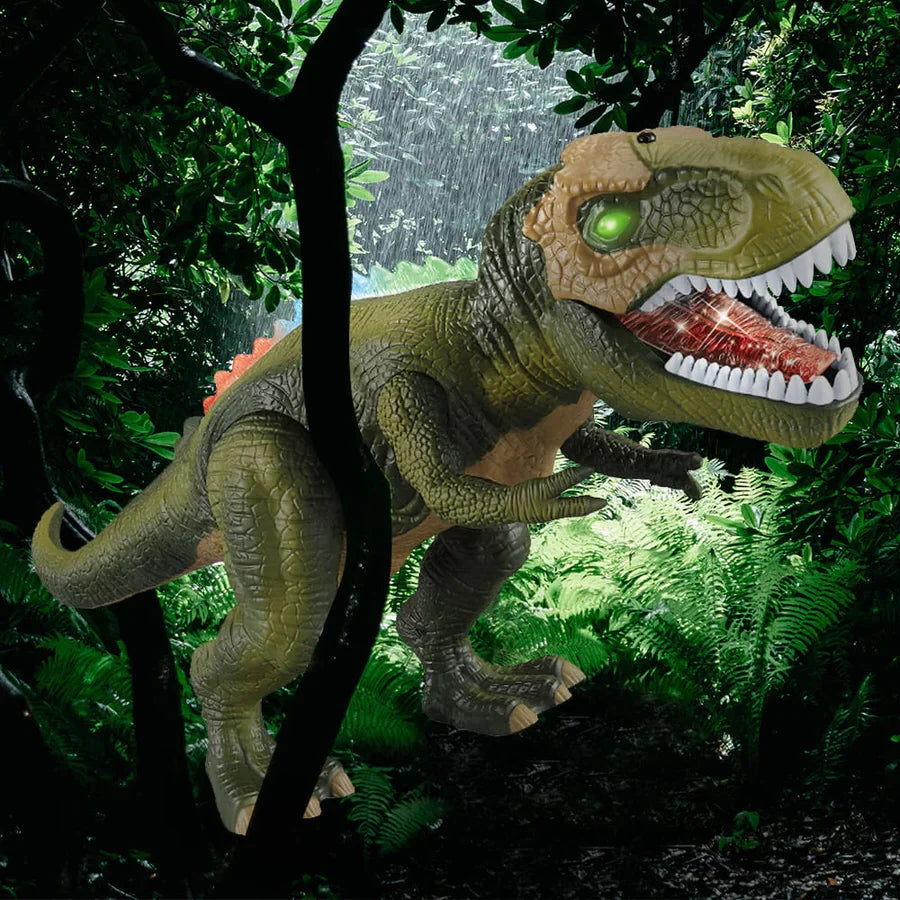 Remote Control Dinosaur | Walking, Roaring & LED Lights