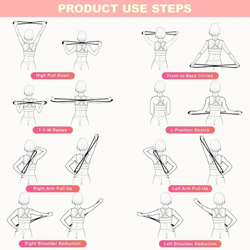 Resistance Band | Figure-8 Posture-Correcting & Compact