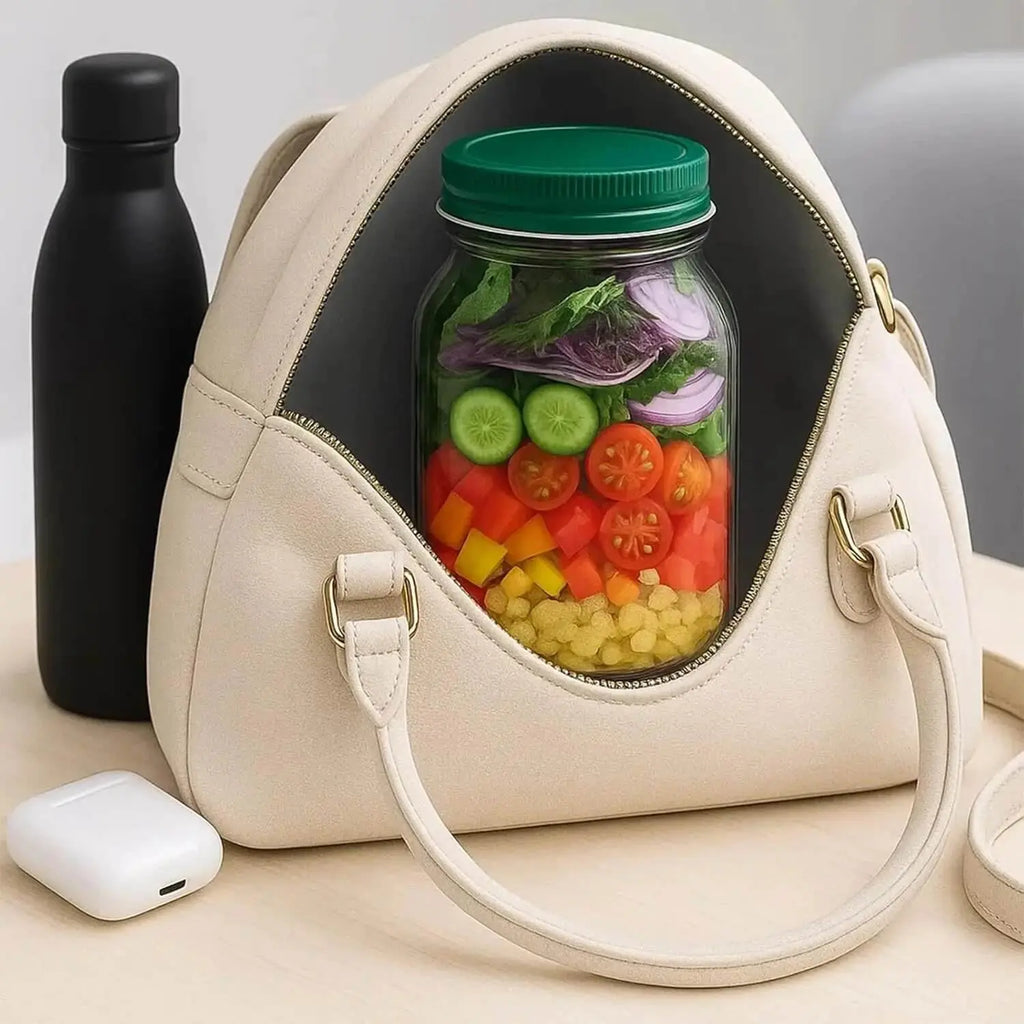 Salad Box | Leak-Proof Screw Lid & Layered Design | 700–800 ml