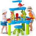 Sand & Water Play Table | Multi-Compartment & BPA-Free | 15-Piece Set