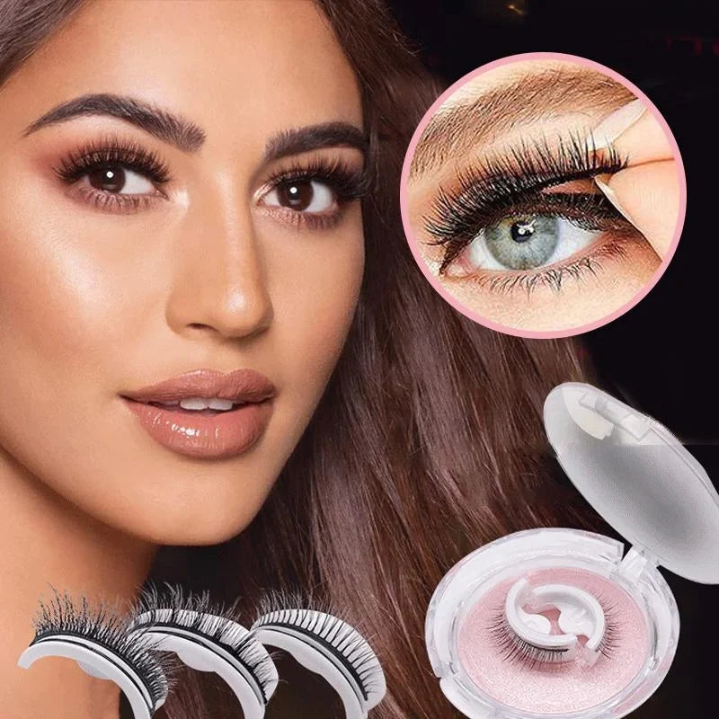 Self-Adhesive Eyelashes | Natural-Looking, Reusable & Washable