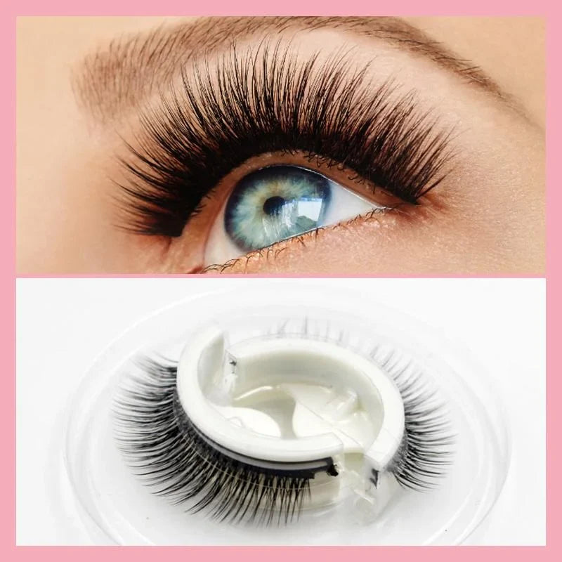 Self-Adhesive Eyelashes | Natural-Looking, Reusable & Washable