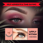 Self-Adhesive Eyelashes | Natural-Looking, Reusable & Washable