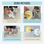 Sneaker Cleaner | Water-Free Stain Removal & Protective Barrier | With Sponge