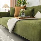 Sofa Cover | Chenille Herringbone & Non-Slip | For Straight Sofas & Armchairs