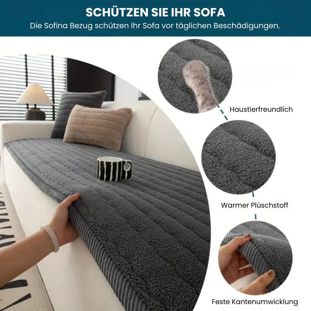 Sofa Cover | Soft Plush & Non-Slip | Machine Washable
