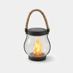 Solar Lantern | Realistic Flicker & USB-C Rechargeable