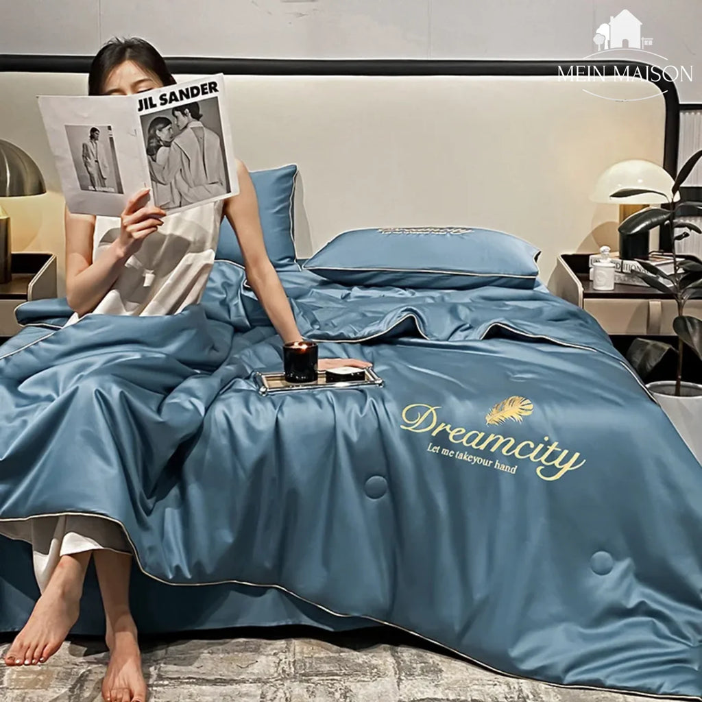 Summer Blanket | Ice Silk Cooling & Lightweight