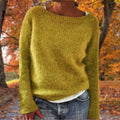Sweater | Soft Wool Knit & Loose Fit | Crew Neck