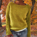 Sweater | Soft Wool Knit & Loose Fit | Crew Neck