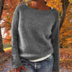 Sweater | Soft Wool Knit & Loose Fit | Crew Neck