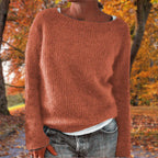 Sweater | Soft Wool Knit & Loose Fit | Crew Neck