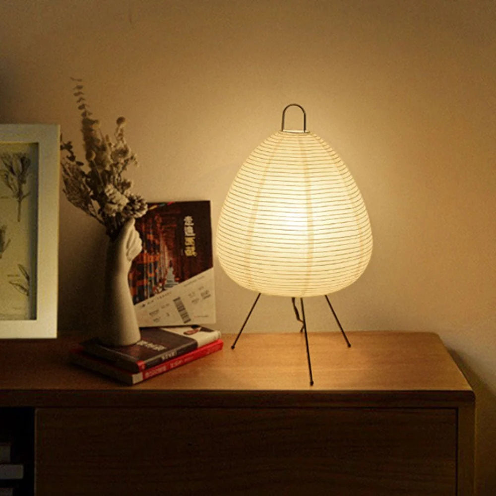 Table Lamp | Rice Paper Shade | Soft Ambient Light