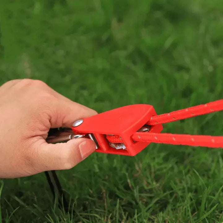 Tent Guyline | Pulley Tensioner & Reflective Thread | 4 m