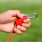 Tent Guyline | Pulley Tensioner & Reflective Thread | 4 m