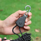 Tent Guyline | Pulley Tensioner & Reflective Thread | 4 m