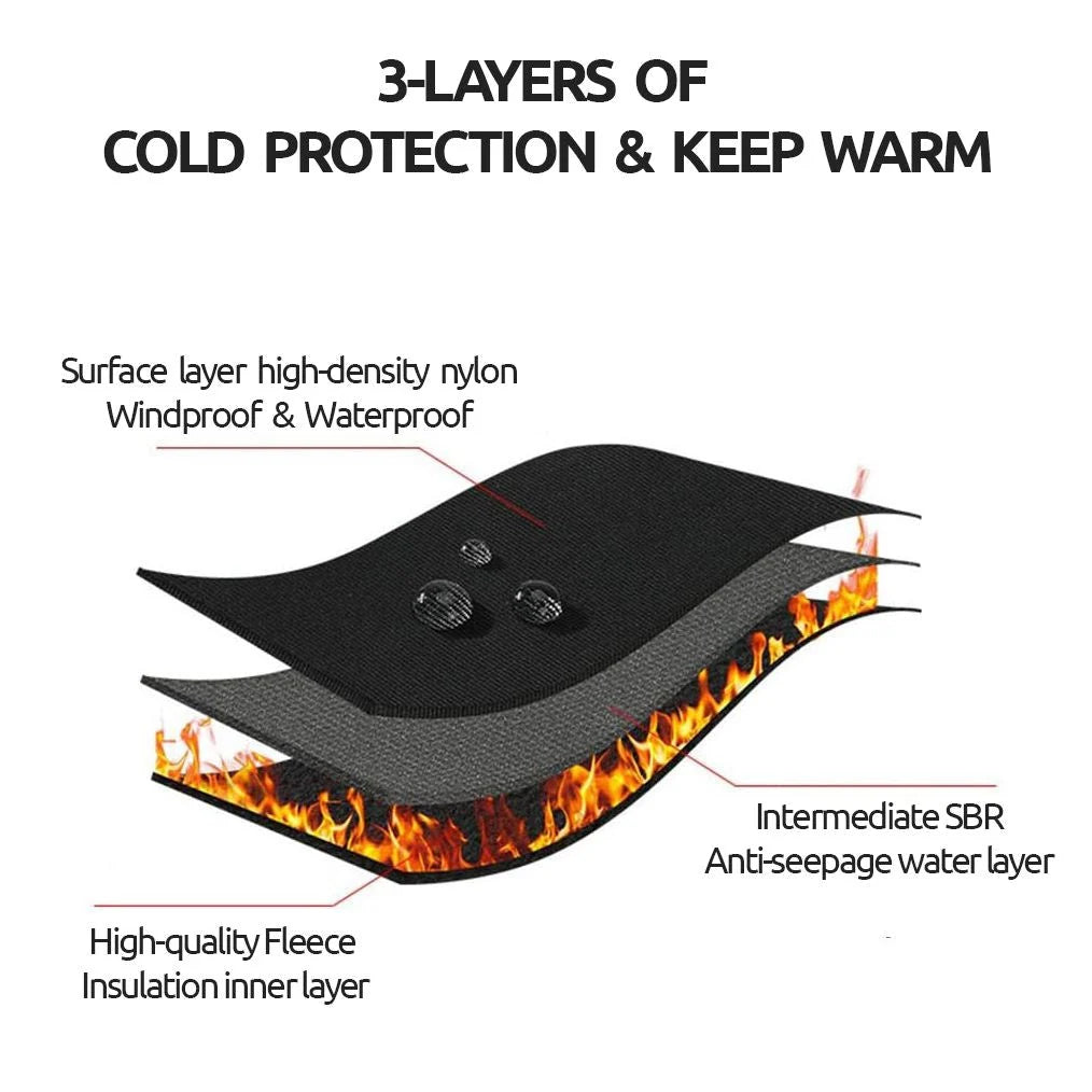 Thermal Gloves | Touchscreen & Non-Slip | Fleece-Lined