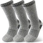 Thermal Socks | Extra-Thick Wool Blend & Heat-Insulating | Set of 3 Pairs