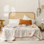 Throw Blanket | Boho Mandala & 100% Cotton