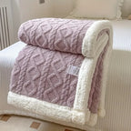 Throw Blanket | Reversible Plush Sherpa | 99 x 150 cm