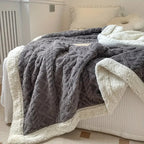 Throw Blanket | Reversible Plush Sherpa | 99 x 150 cm