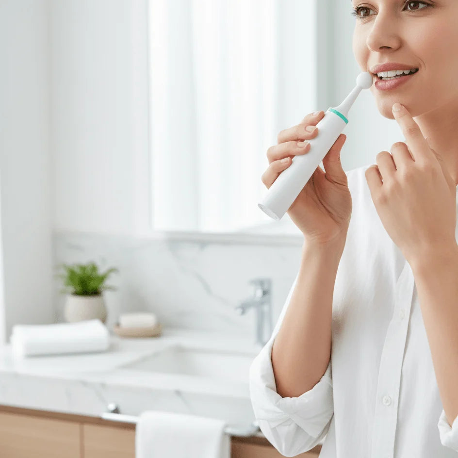 Tooth Cleaner | Ultrasonic & LED Light | USB-Rechargeable