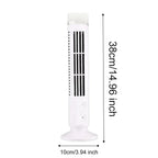 Tower Fan | Bladeless USB-Powered & Quiet