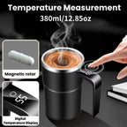 Travel Mug | Self-Stirring & Digital Temperature Display | 13 Oz