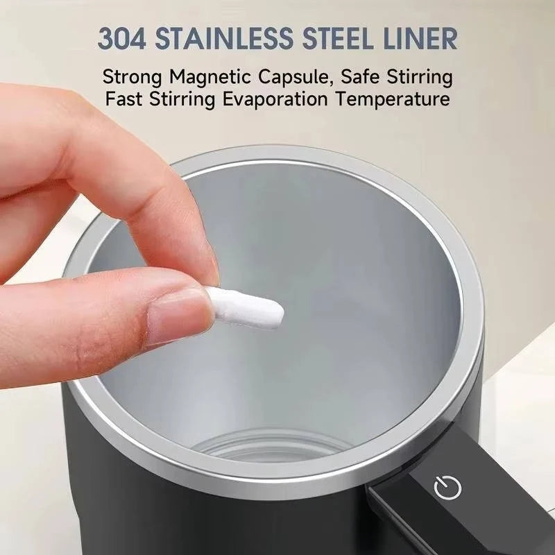 Travel Mug | Self-Stirring & Digital Temperature Display | 13 Oz