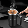 Travel Mug | Self-Stirring & Temperature Display | 13 Oz