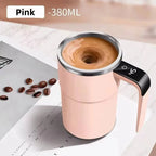 Travel Mug | Self-Stirring & Temperature Display | 13 Oz