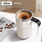 Travel Mug | Self-Stirring & Temperature Display | 13 Oz